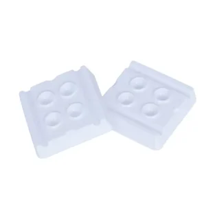 White Four-Well Dental Mixing Palettes - MW01, 200 per pack