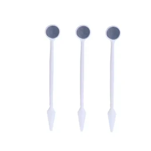 White Disposable Dental Mouth Mirrors - MM04, 100 per pack