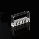 Clear 16-Slot Dental Bur Frames - BF01, 20 per pack