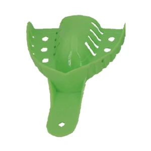 Upper Large Dental Impression Trays - Green, Pack of 12