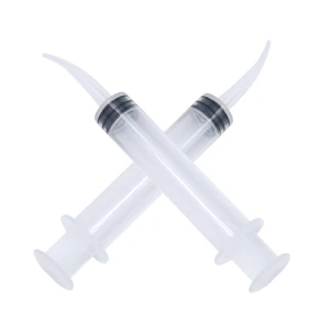 Curved-Tip Irrigation Syringes - 12 ml, Pack of 50