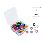 Small Instrument Identification Rings - Assorted Colours, Box of 100