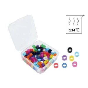 Small Instrument Identification Rings - Assorted Colours, Box of 100